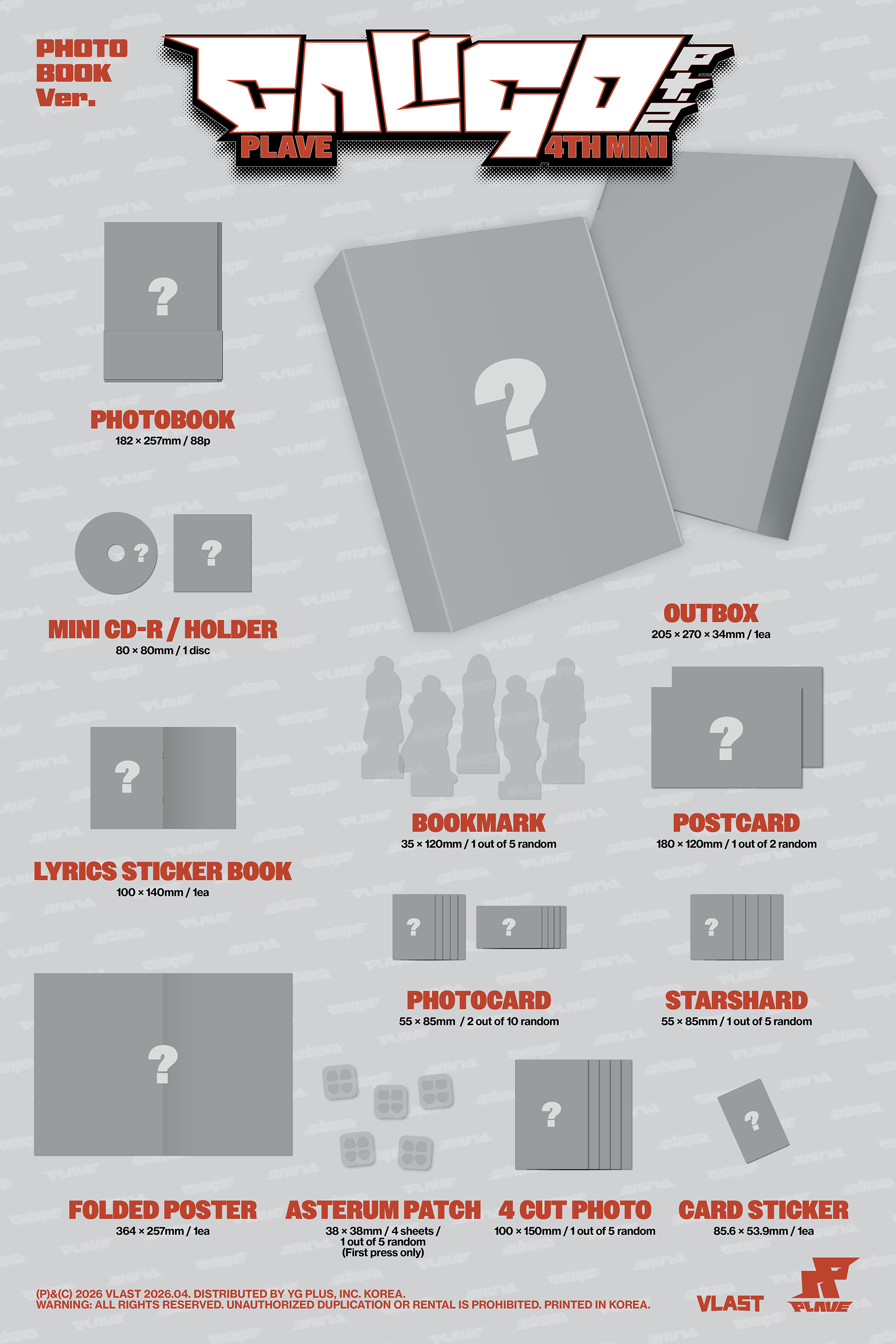 PLAVE - 4th Mini Album 'Caligo Pt.2' (PHOTOBOOK Ver.)