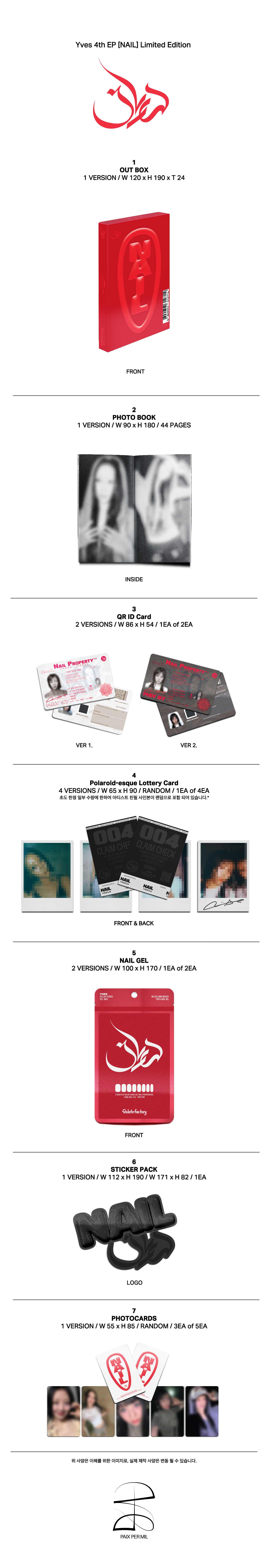 Yves - EP 4TH [NAIL] (Limited Edition ver.)