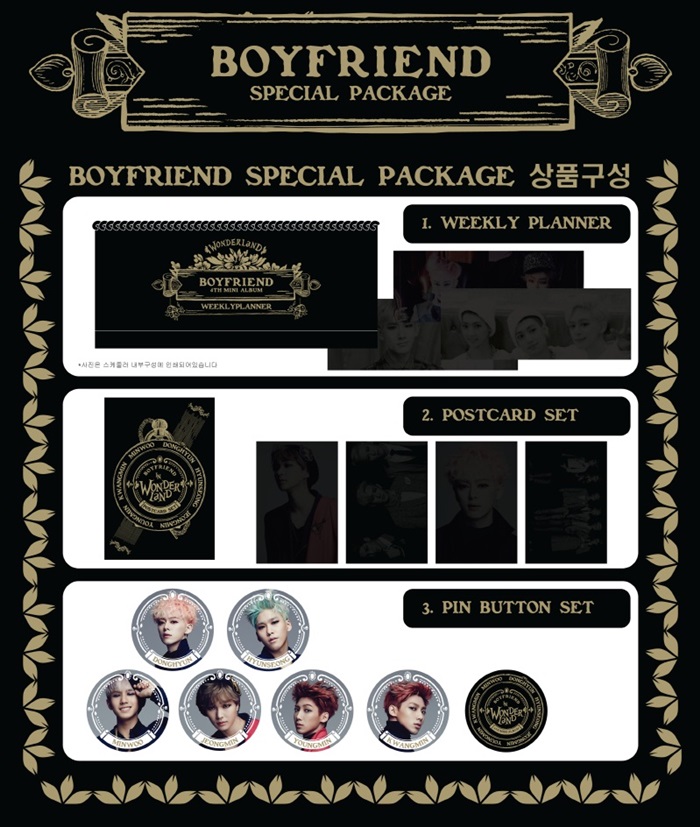 BOYFRIEND - 4th Mini [WONDERLAND] Special Package
