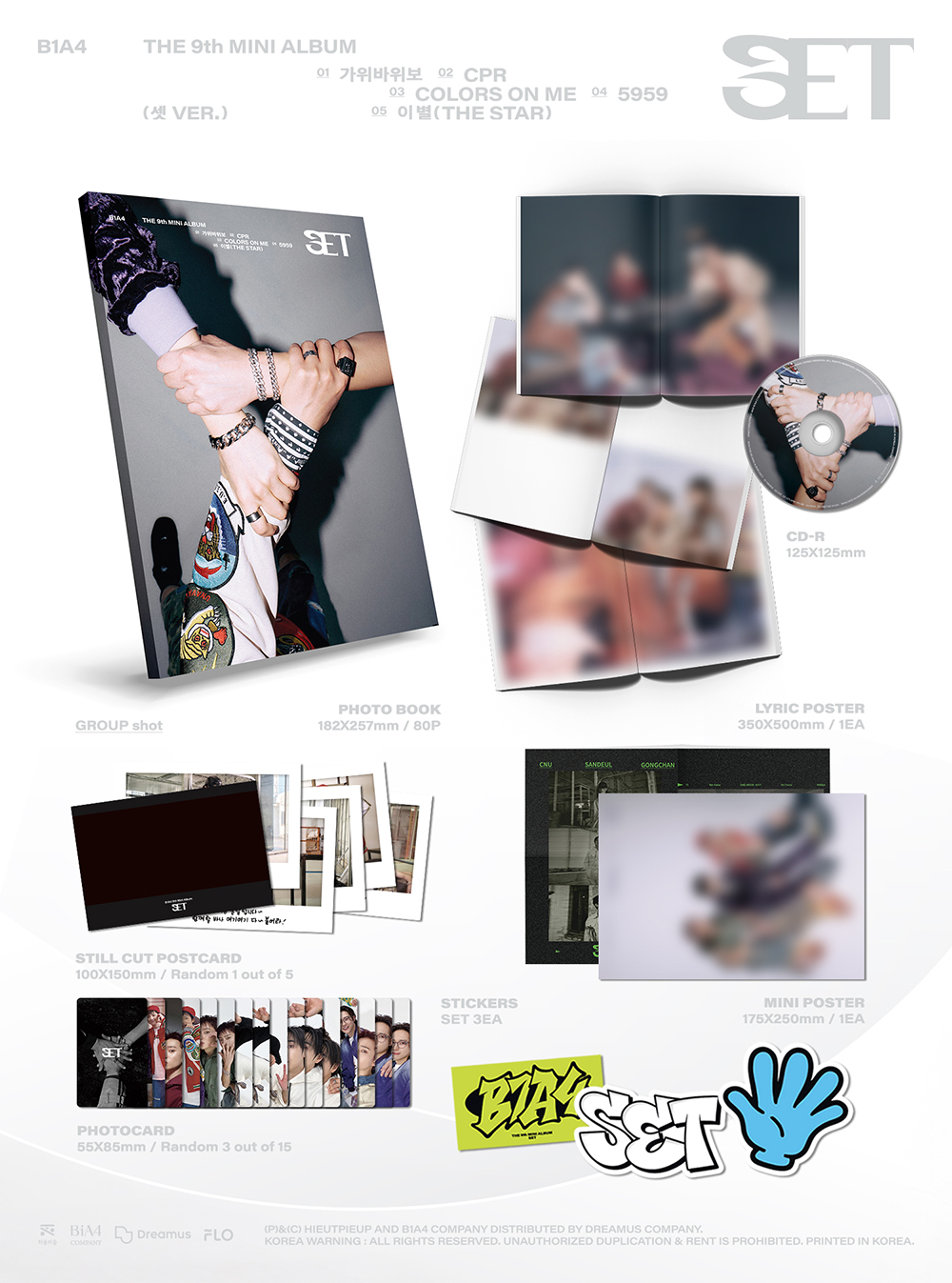 B1A4 - 9TH MINI ALBUM [SET] (SET VER.)