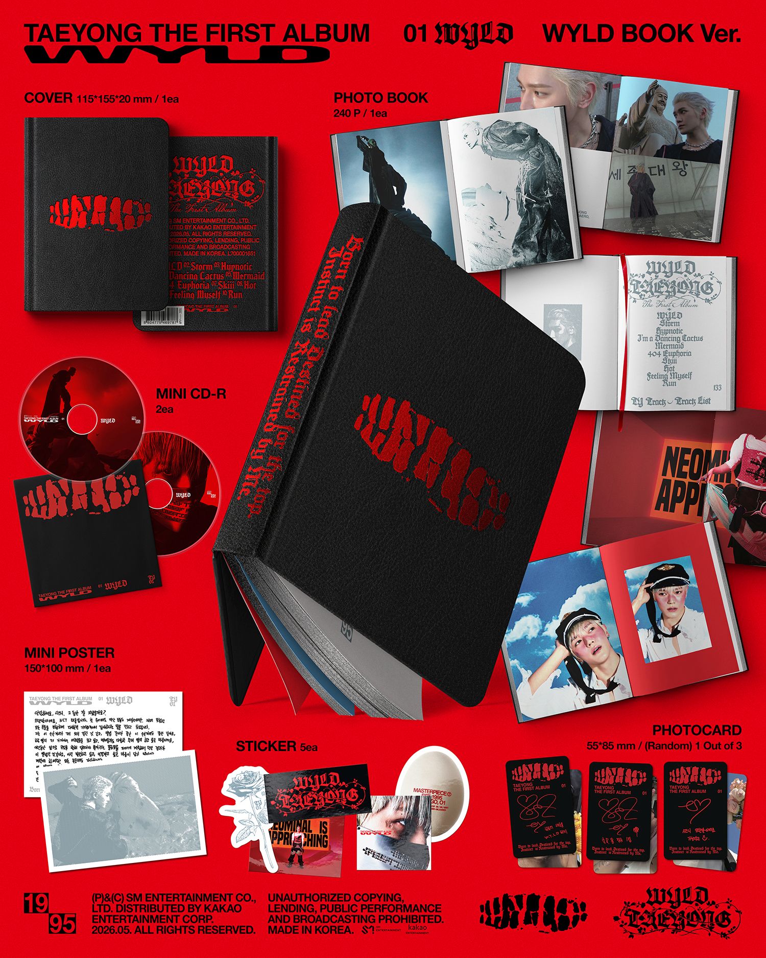 TAEYONG - THE 1ST ALBUM [WYLD] (WYLD BOOK Ver.)