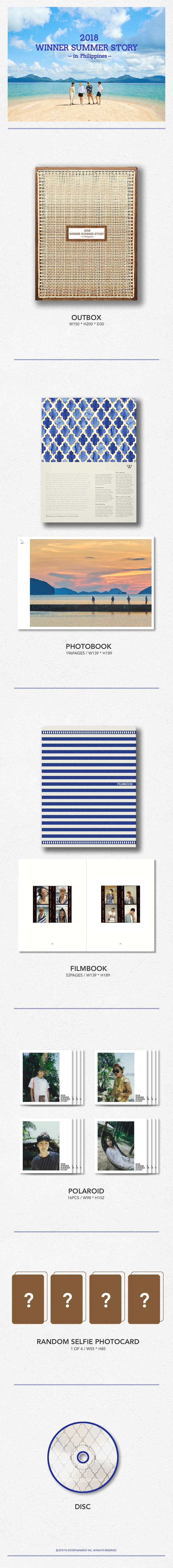 WINNER - 2018 WINNER'S SUMMER STORY [in Philippines] DVD