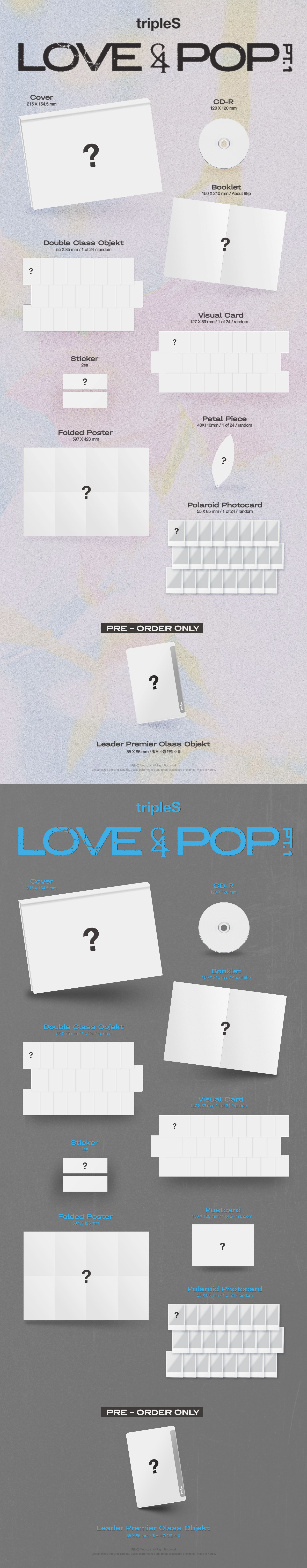 tripleS - <LOVE&POP> pt.1 (A VER. / B VER.) (Random Ver.)