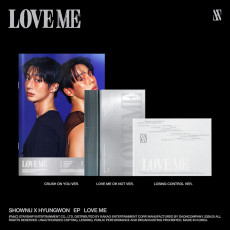 SHOWNU X HYUNGWON (MONSTA X) - (VER SET) SHOWNU X HYUNGWON EP LOVE ME (LOVE ME OR NOT VER. / LOSING CONTROL VER. / CRUSH ON YOU VER.) + Photocard SET (Starship Square) (Random ver.)