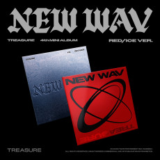 TREASURE - 4th MINI ALBUM [NEW WAV] (RED VER./ICE VER.) (Random Ver.)