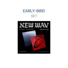 [EARLY-BIRD] TREASURE - 4th MINI ALBUM [NEW WAV] RED VER. / ICE VER. (SET) + Weverse Gift (WS)