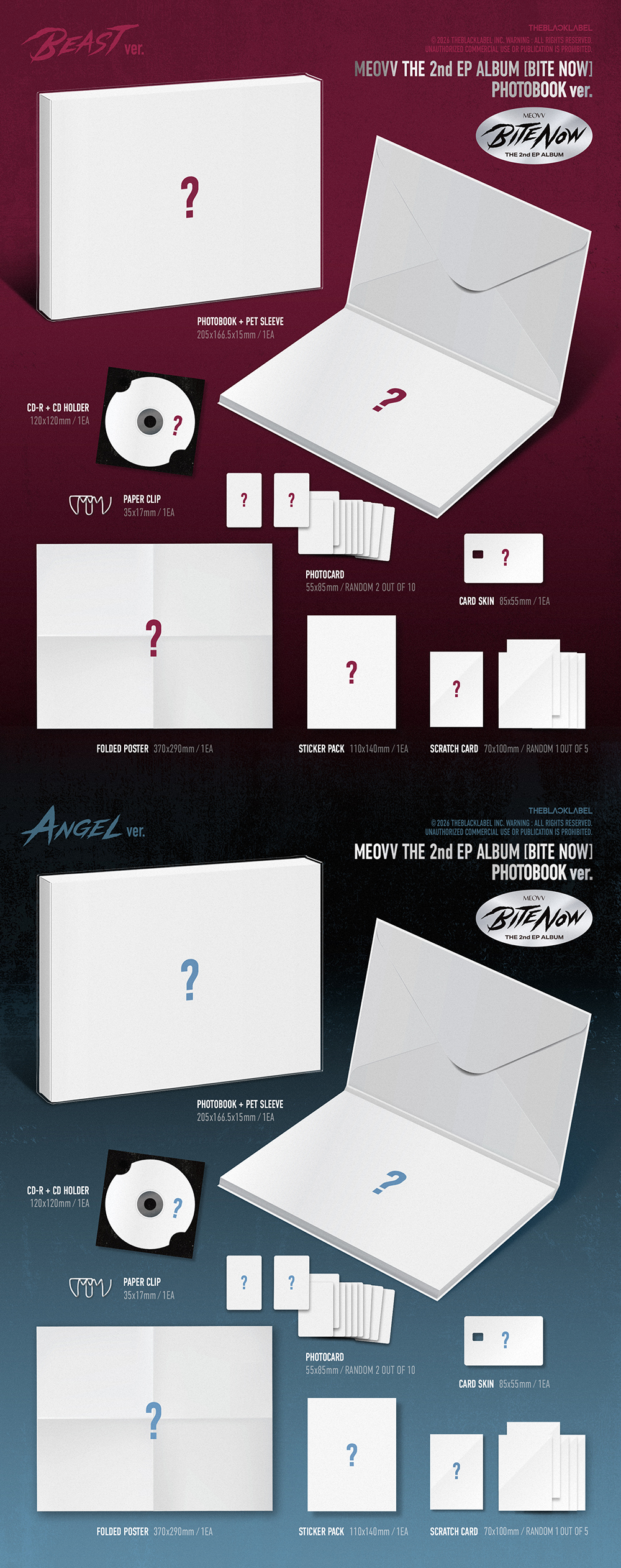 MEOVV - THE 2nd EP ALBUM [BITE NOW] PHOTOBOOK ver. (Random Ver.)