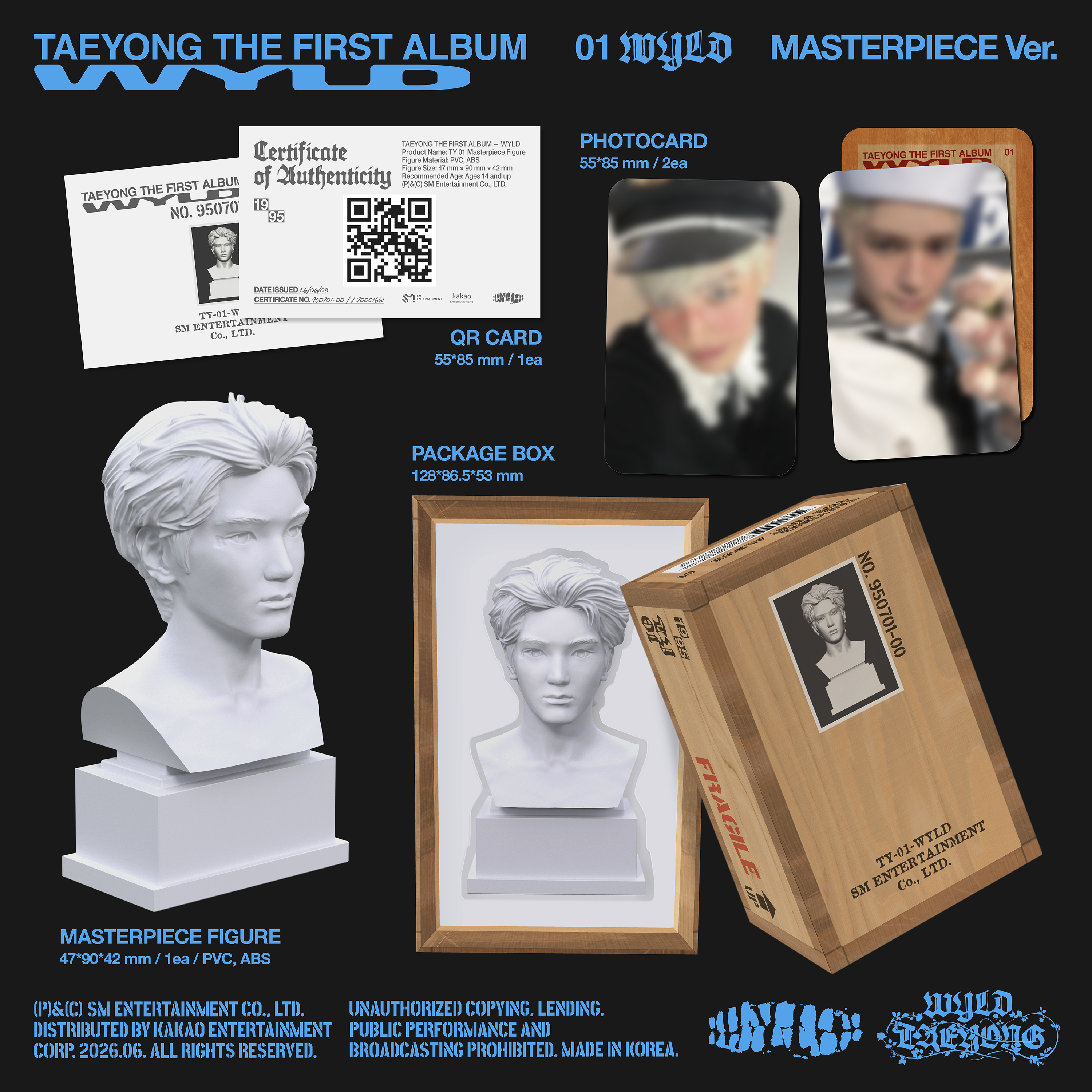 TAEYONG - THE 1ST ALBUM [WYLD] (Masterpiece Ver.)