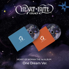 HEART OF WOMAN - THE 1st ALBUM [Heart Byte : LEGACY] (One Dream ver.) (Blue ver. / Brown ver.) (Random Ver.)