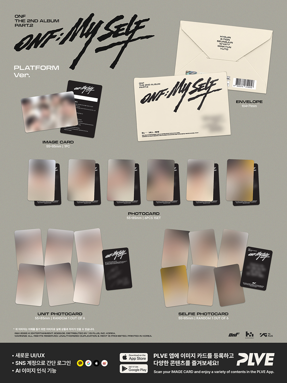 ONF - THE 2ND ALBUM Part.2 [ONF:MY SELF] (PLATFORM Ver.)