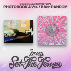 izna - 3rd Mini Album [SET THE TEMPO] PHOTOBOOK Ver. (Random Ver.) + Random Photocard (SW)
