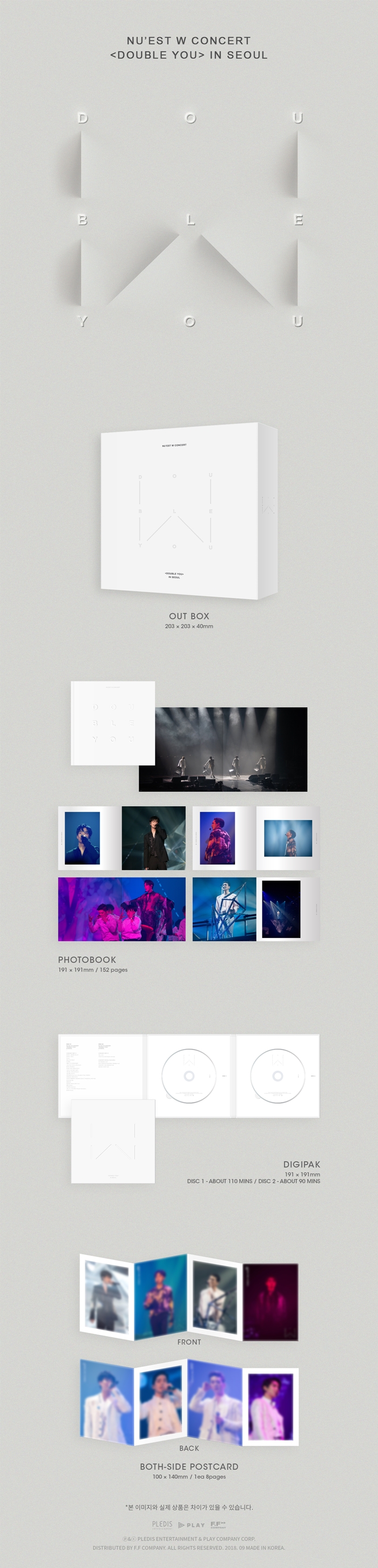 NUEST - W CONCERT <DOUBLE YOU> IN SEOUL DVD