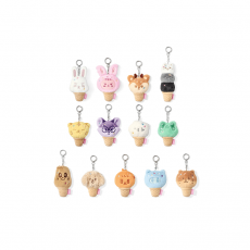 SEVENTEEN - ICE CREAM WITH 'MINITEEN' Face Keyring (BBOOGYULI)
