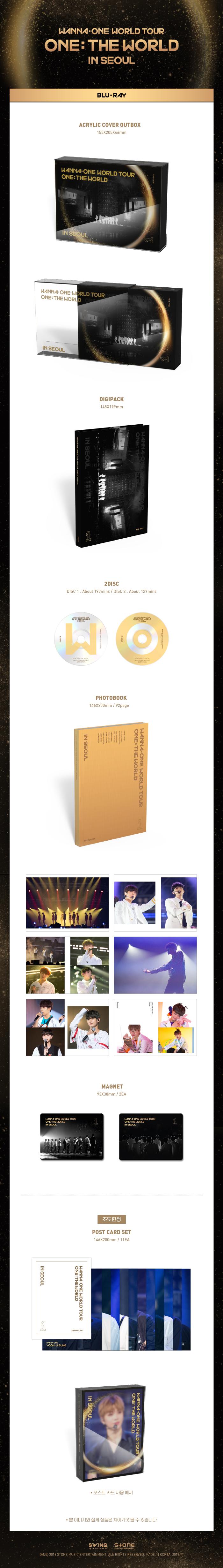 WANNA ONE - WORLD TOUR ONE: THE WORLD IN SEOUL (BLU-RAY)