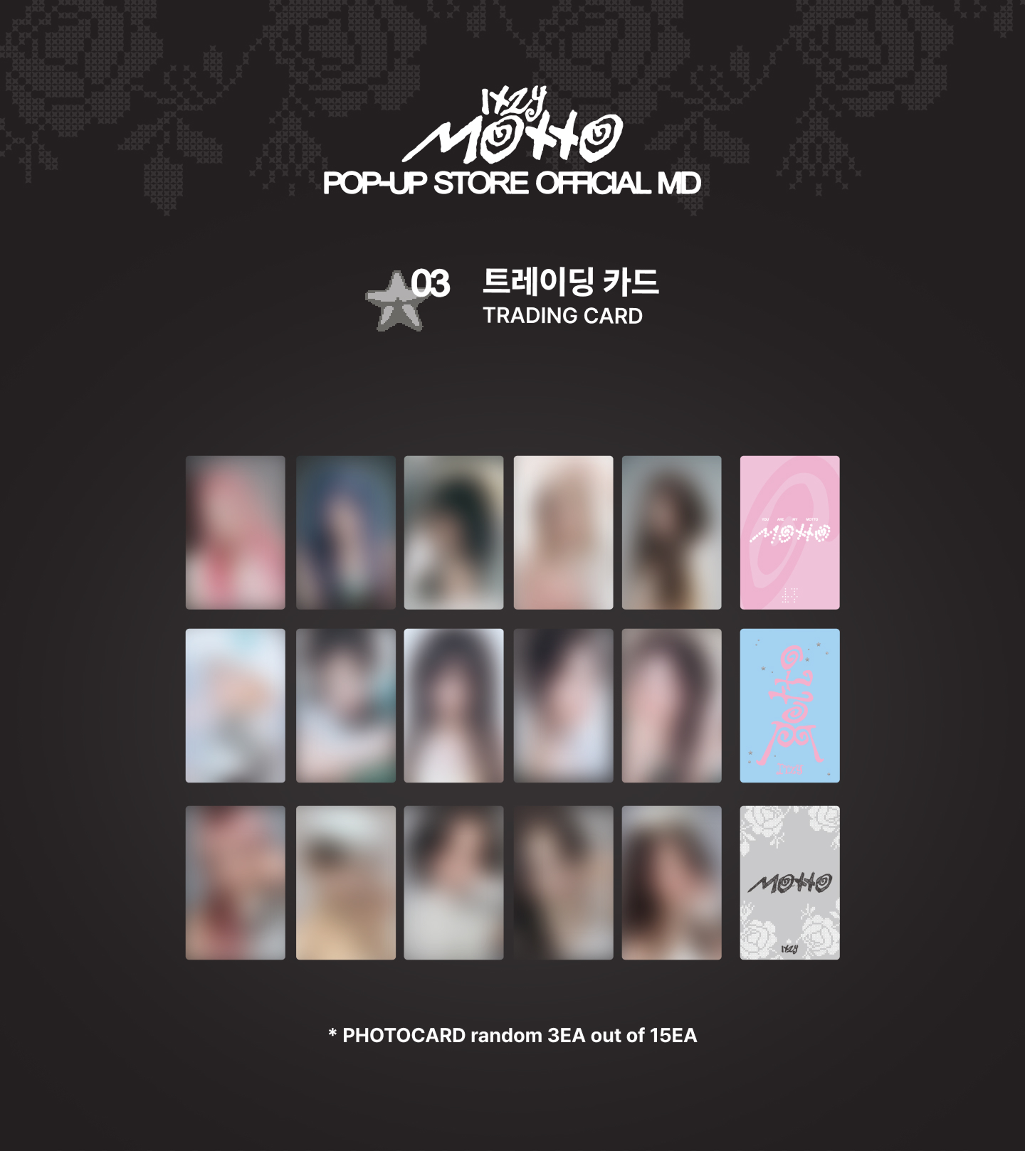 ITZY - Motto POP-UP STORE : TRADING CARD