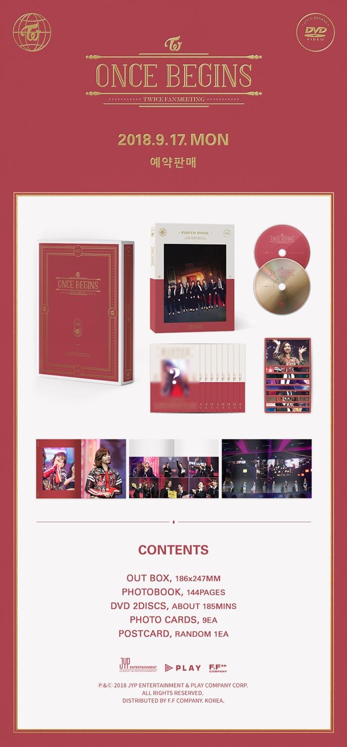 TWICE - Fanmeeting [ONCE BEGINS] DVD (2 DISC)