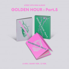 ATEEZ - 14th Mini [GOLDEN HOUR : Part.5] (A Ver./ Diary Ver./ Z Ver.) (Random Ver.)