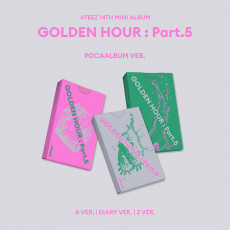 ATEEZ - 14th Mini [GOLDEN HOUR : Part.5] (POCAALBUM) (A Ver./ Diary Ver./ Z Ver.) (Random Ver.)