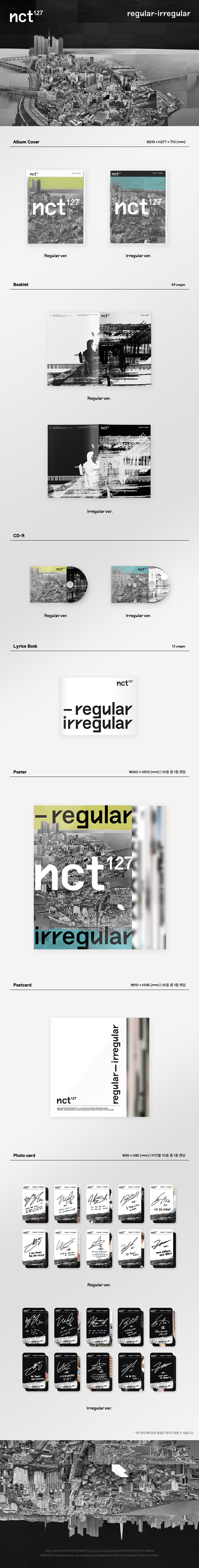 NCT 127 - Vol.1 [NCT #127 Regular-Irregular]