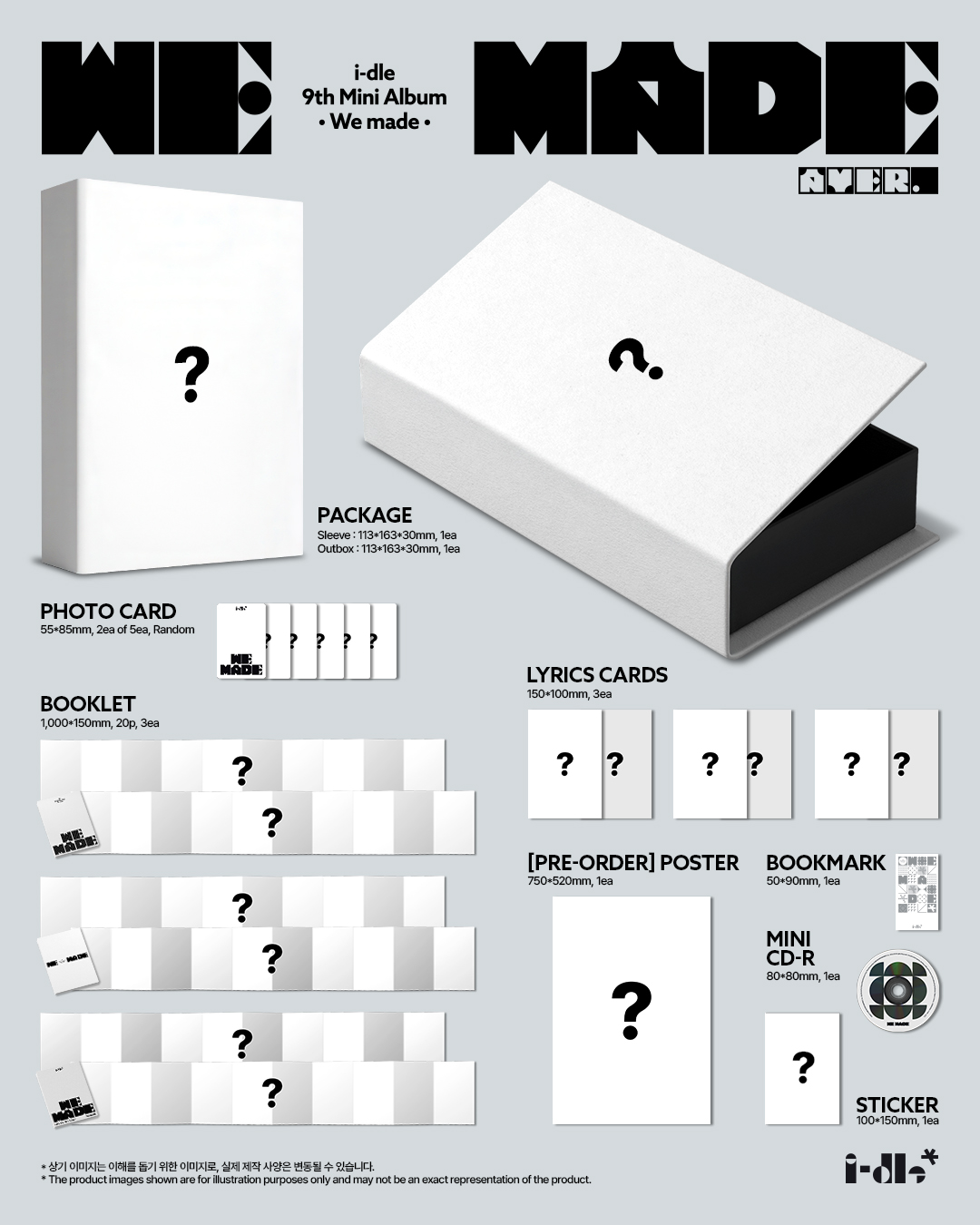 i-dle - 9th Mini Album [We made] (Mono Ver.)