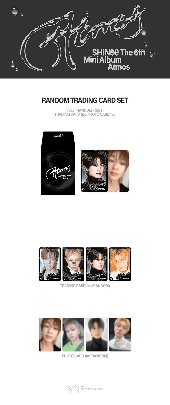 SHINee - 2026 SHINee 6TH MINI ALBUM [ATMOS] POP-UP MD : RANDOM TRADING CARD