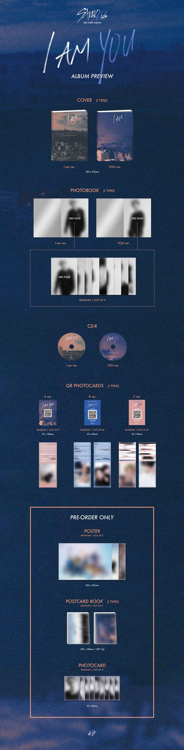 Stray Kids - 3rd Mini Album [I am YOU] (Random ver.)