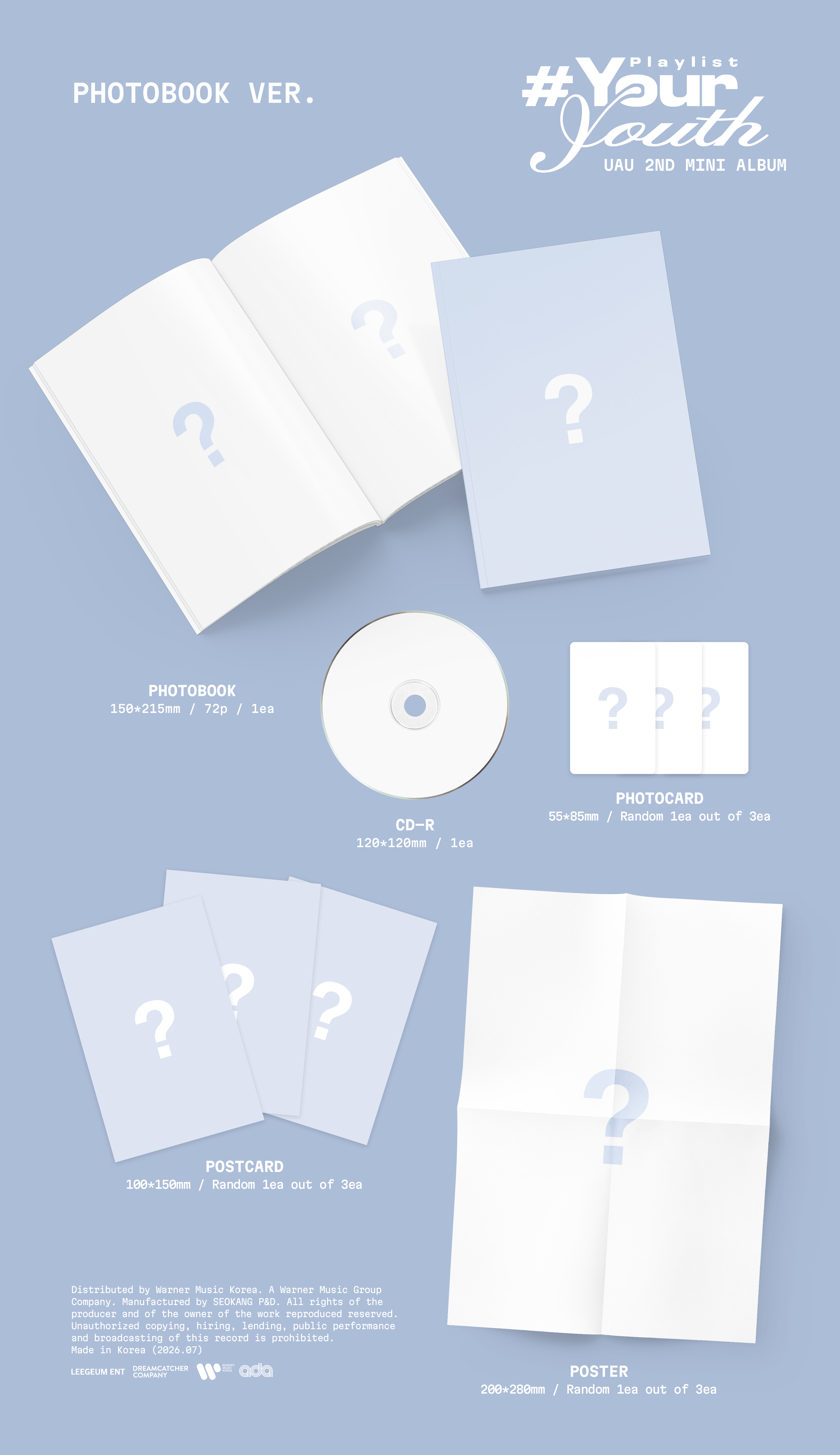 UAU - 2nd Mini [Playlist #Your Youth] (PHOTOBOOK VER.)