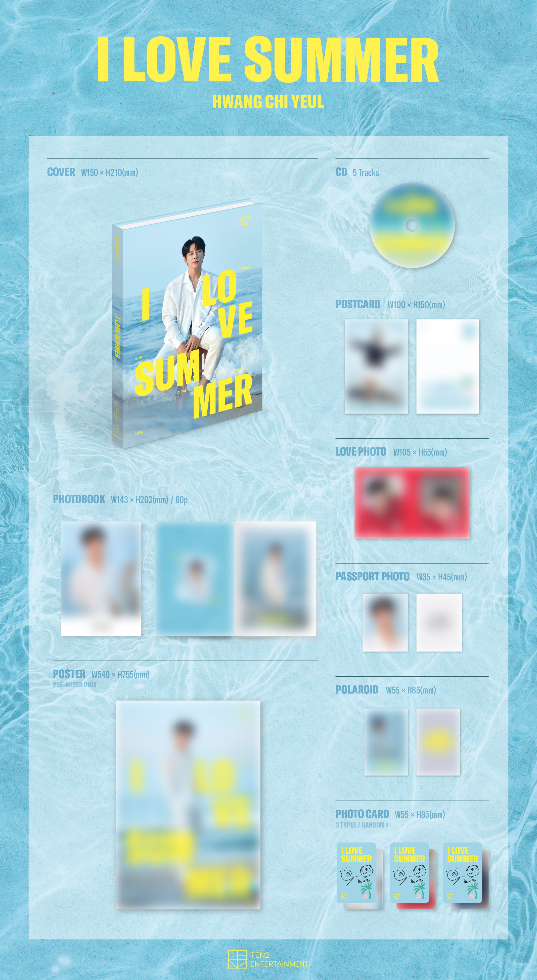 HWANG CHI YEUL - SUMMER ALBUM [I LOVE SUMMER]