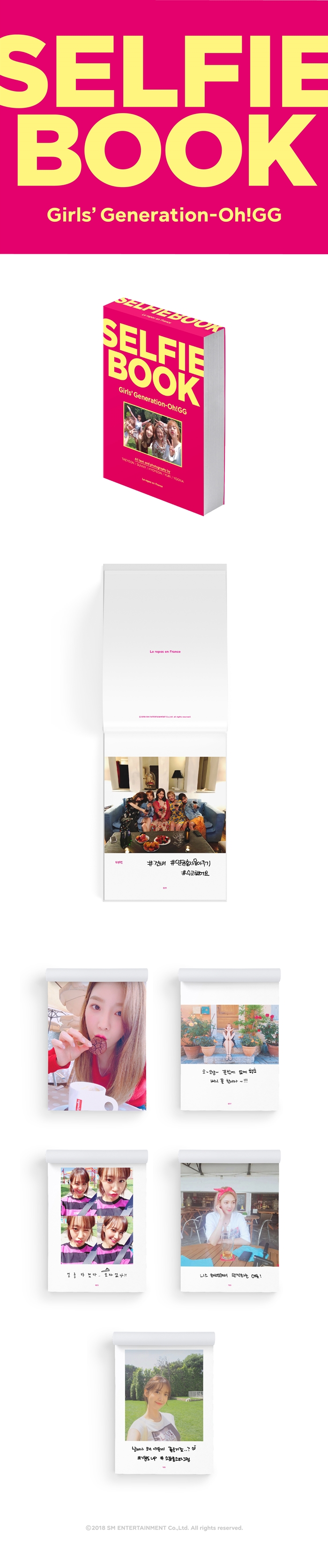 SNSD - SELFIE BOOK : Girl's Generation-Oh!GG