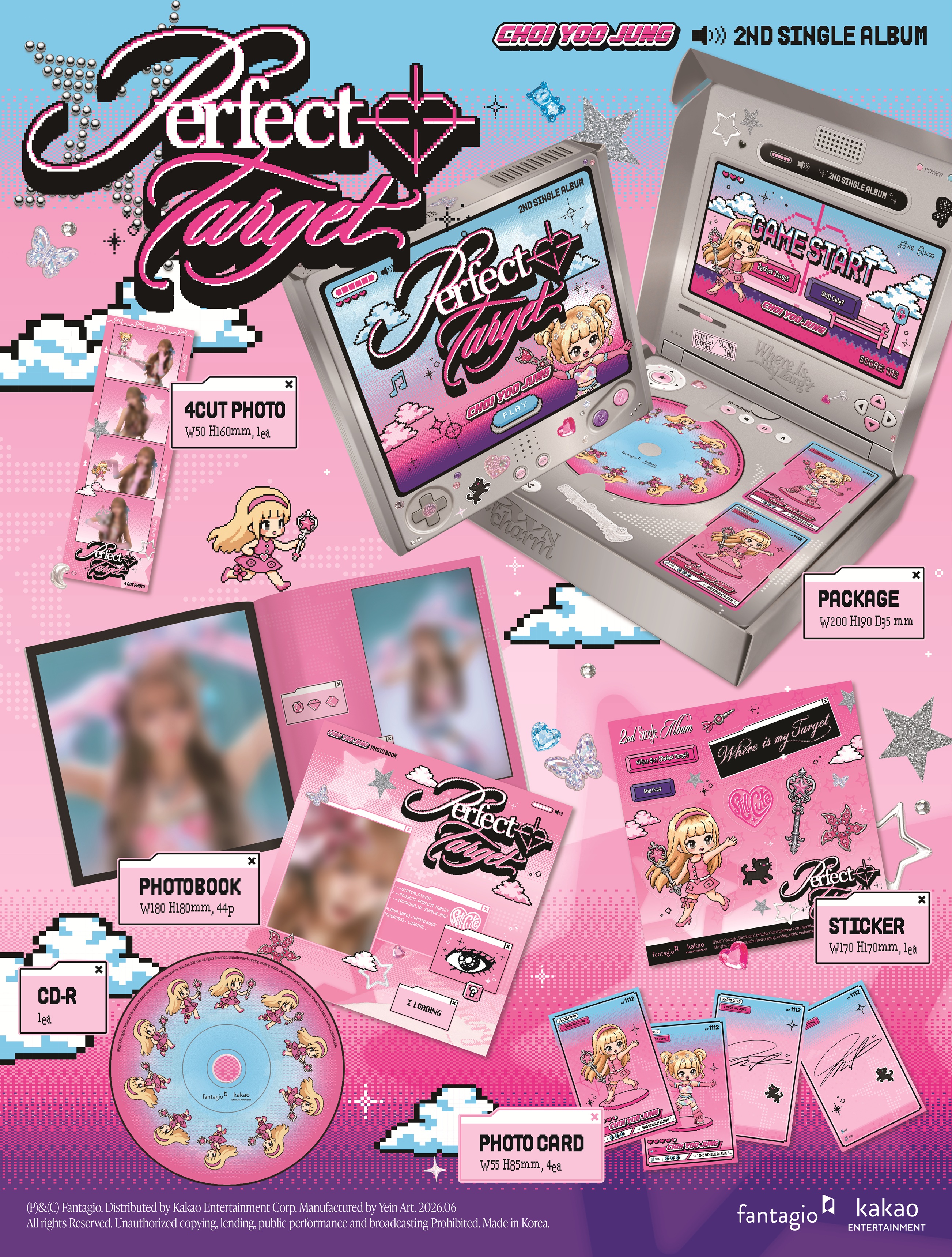 CHOI YOO JUNG - 2nd Single Album [Perfect Target]