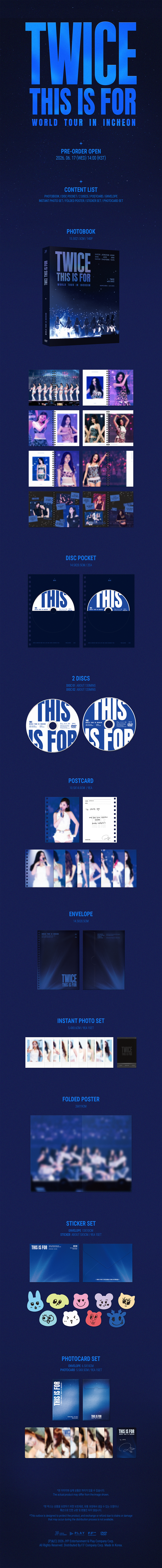 TWICE - [THIS IS FOR] WORLD TOUR IN INCHEON DVD + ORIGINAL TICKET