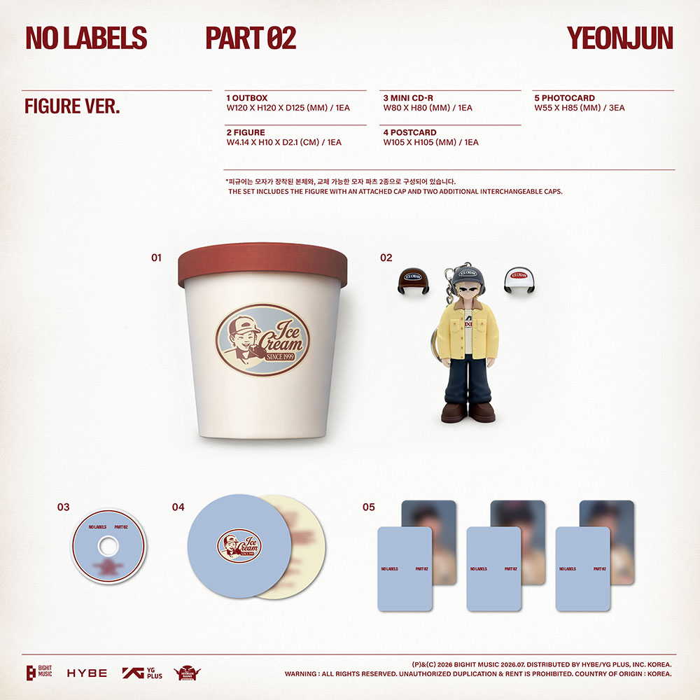 YEONJUN (TXT) - 2nd Mini Album [NO LABELS: PART 02] (Figure Ver.)