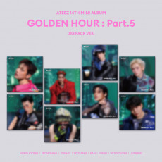 [POP UP LUCKY DRAW] ATEEZ - 14th Mini [GOLDEN HOUR : Part.5] (DIGIPACK VER.) (Random Ver.) + Random Photocard (SW)