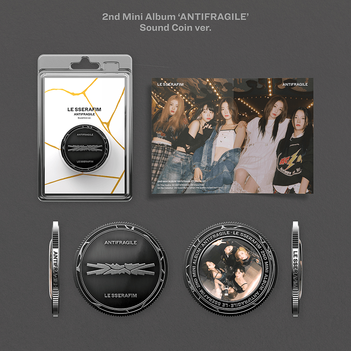 LE SSERAFIM - 2nd Mini Album 'ANTIFRAGILE' (Sound Coin ver.)