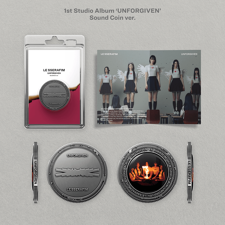 LE SSERAFIM - 1st Studio Album 'UNFORGIVEN' (Sound Coin ver.)