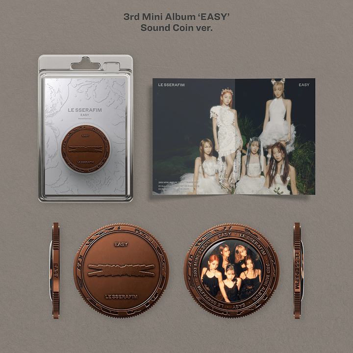 LE SSERAFIM - 3rd Mini Album 'EASY' (Sound Coin ver.)