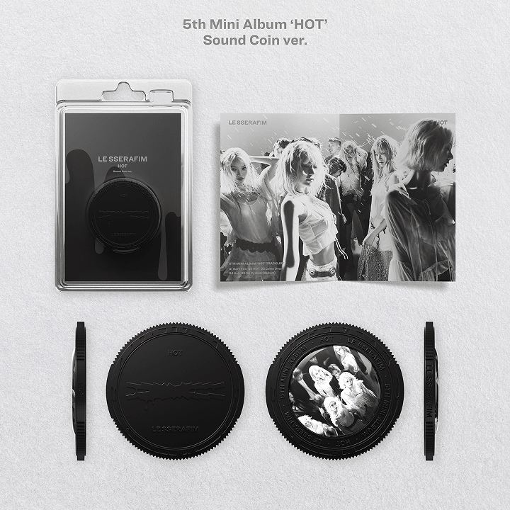 LE SSERAFIM - 5th Mini Album 'HOT' (Sound Coin ver.)