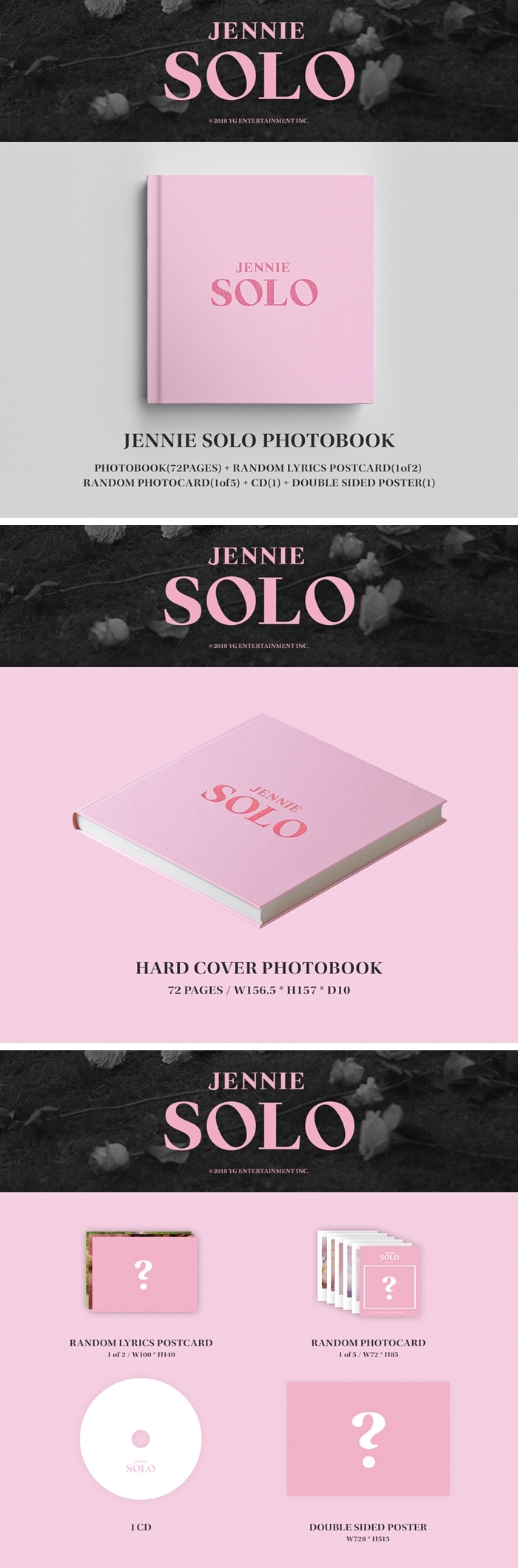 JENNIE (BLACKPINK) - 1st Single Album [SOLO]