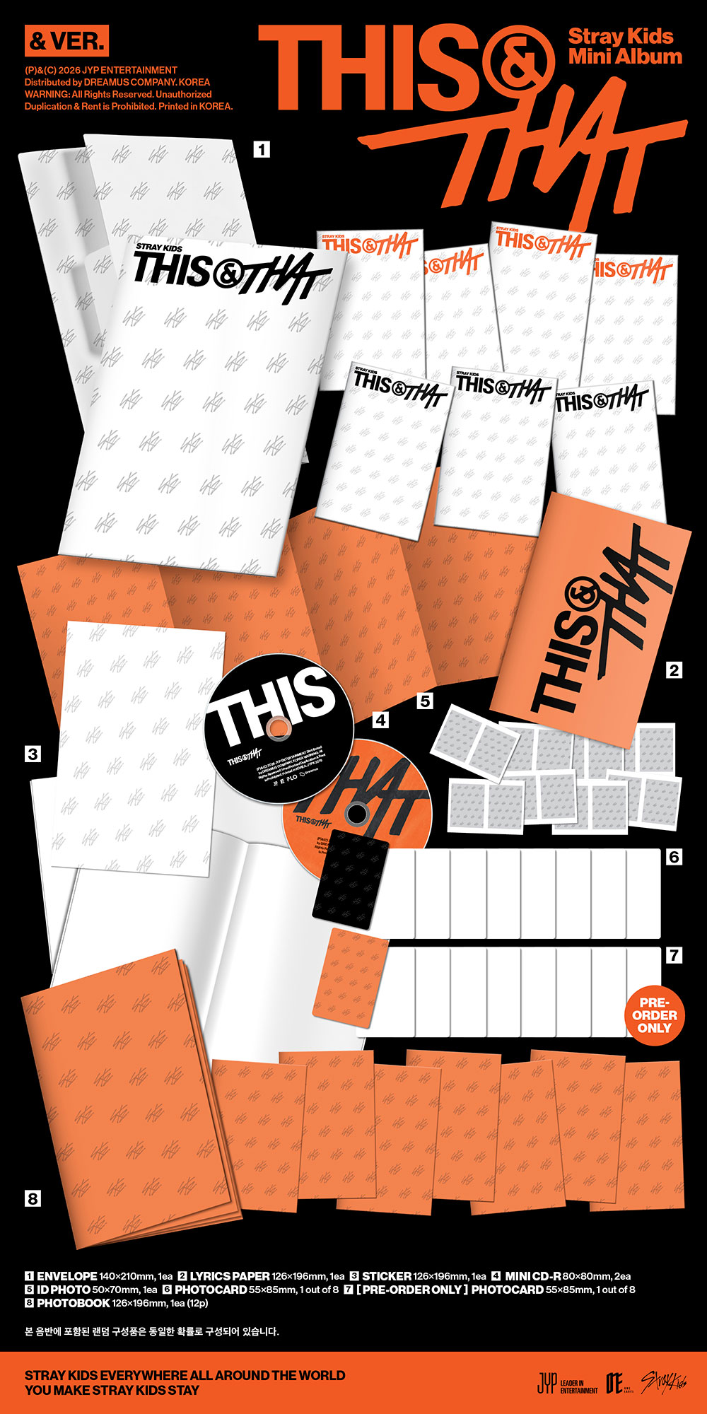 Stray Kids - 10th Mini Album [THIS & THAT] (& VER.) (Random Ver.)