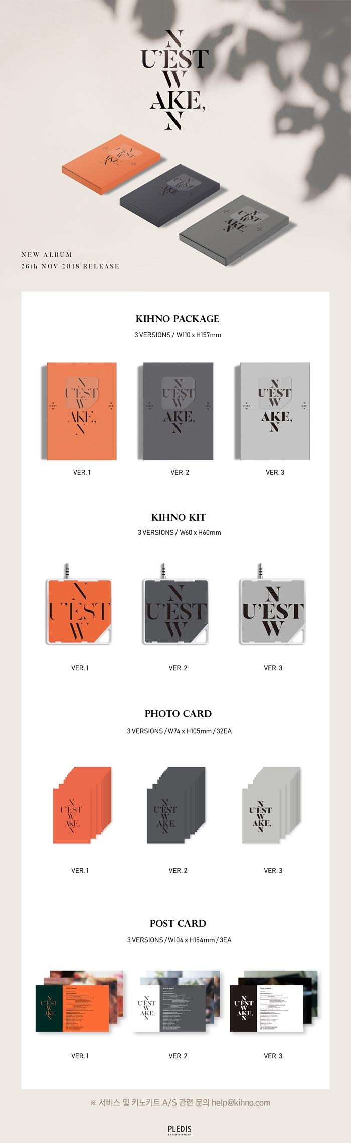 Nuest W - [WAKE,N] Kihno Album