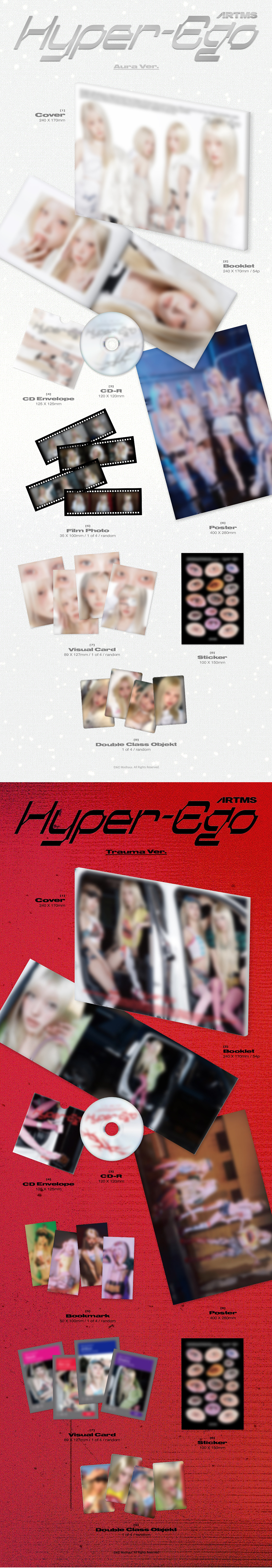 ARTMS - [Hyper-Ego] (Aura Ver. / Trauma Ver.) (Random Ver.)