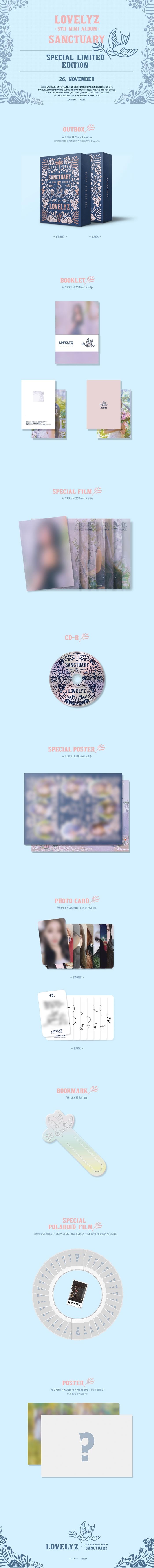 LOVELYZ - 5th Mini [SANCTUARY] Limited