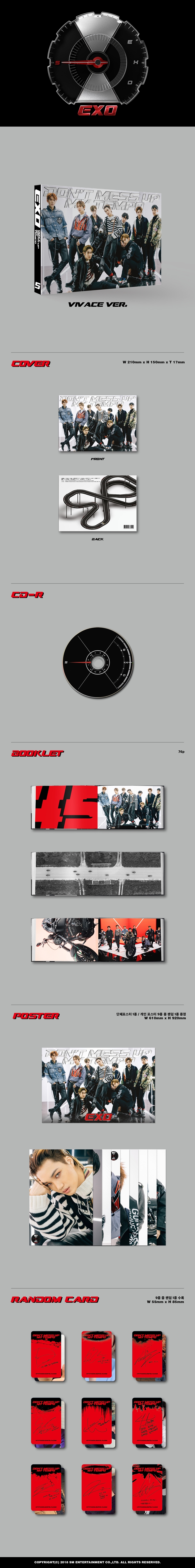 EXO - Vol.5 [DON'T MESS UP MY TEMPO] Vivace Ver