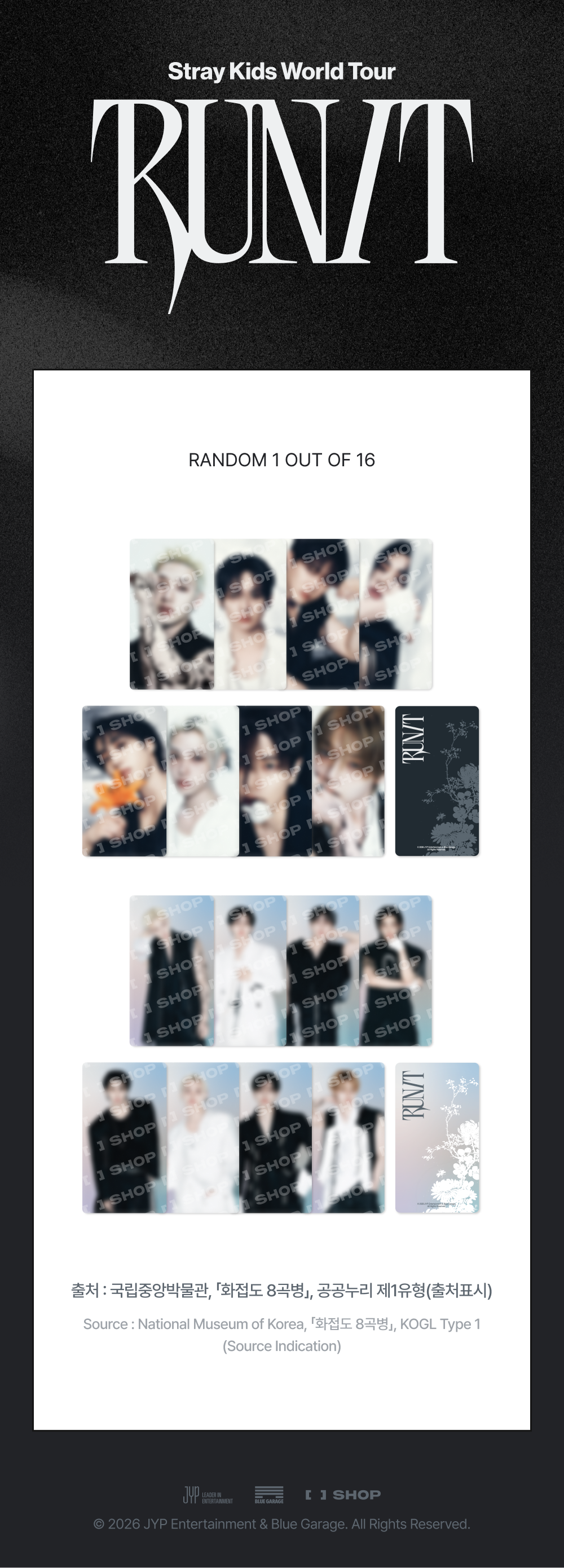 Stray Kids - SPECIAL TRADING CARD - RUN IT