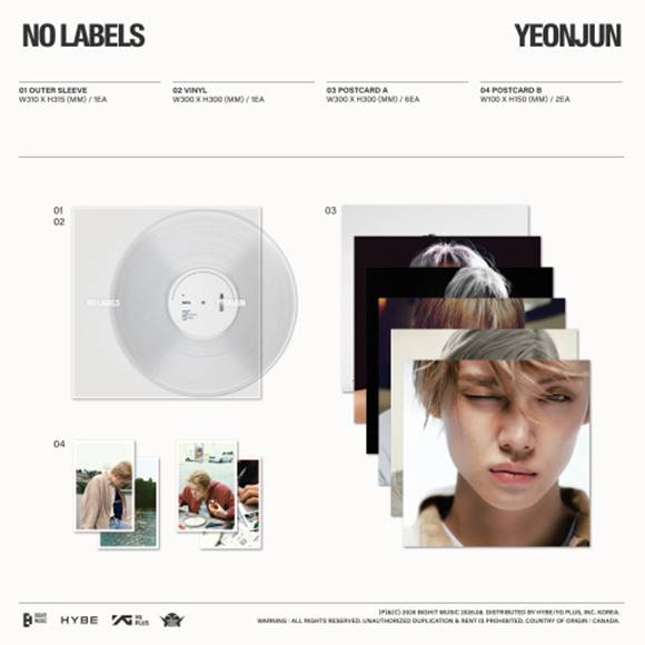 YEONJUN - NO LABELS: PART 02 (LP Ver.)