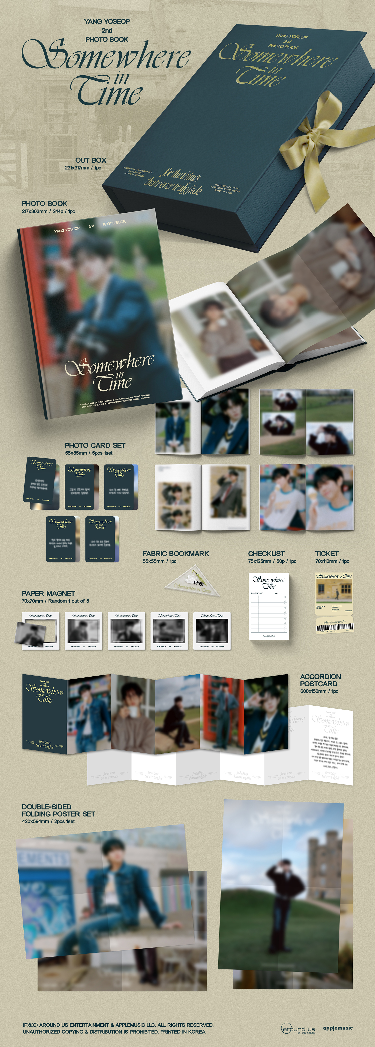 YANG YOSEOP - 2nd PHOTO BOOK [Somewhere in Time]