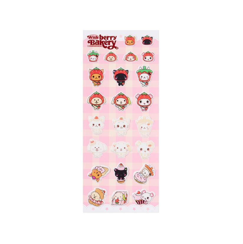 NCT WISH - [Wishberry Bakery] POP-UP OFFICIAL MD : FLUFFY STICKER