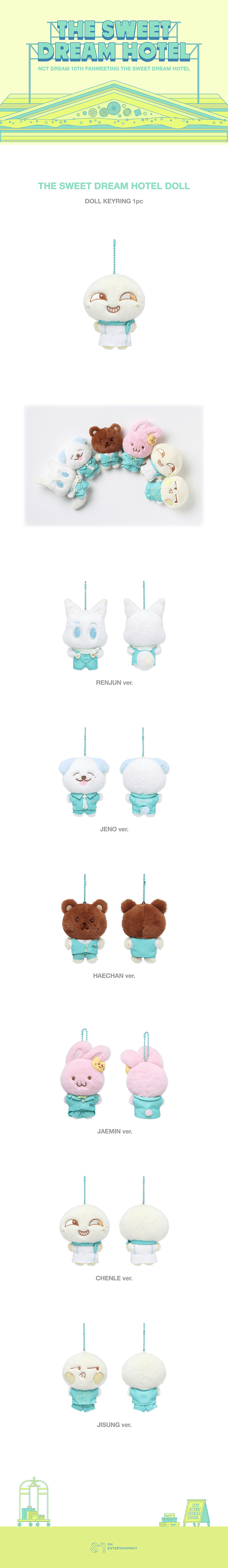 NCT DREAM - 10TH ANNIVERSARY PARTY <THE SWEET DREAM HOTEL> MD : THE SWEET DREAM HOTEL DOLL (HAECHAN)