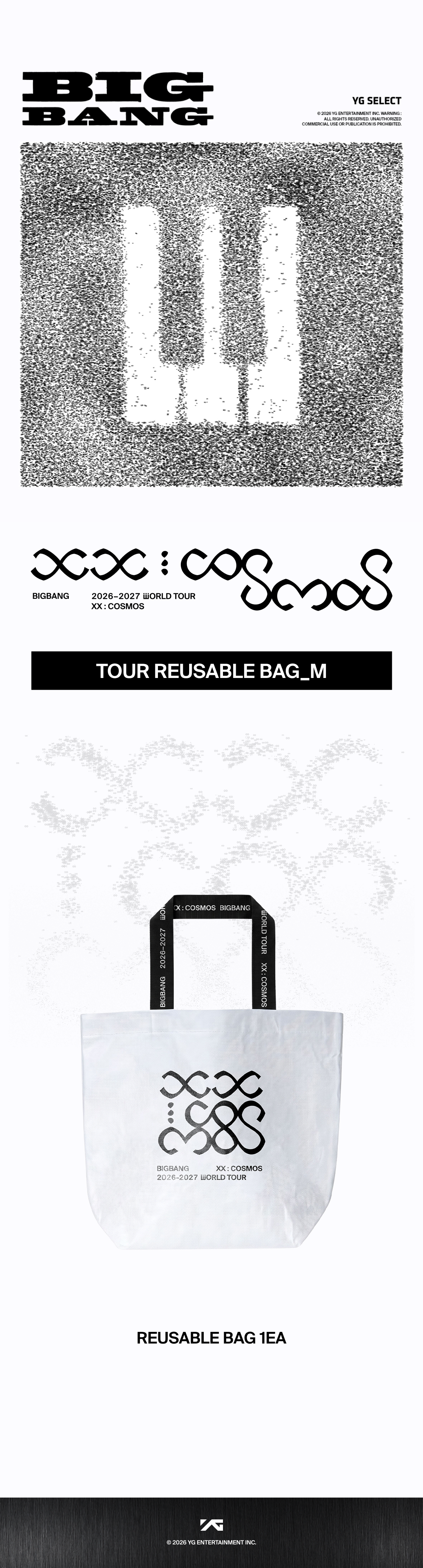BIGBANG - [COSMOS] BIGBANG TOUR REUSABLE BAG_M