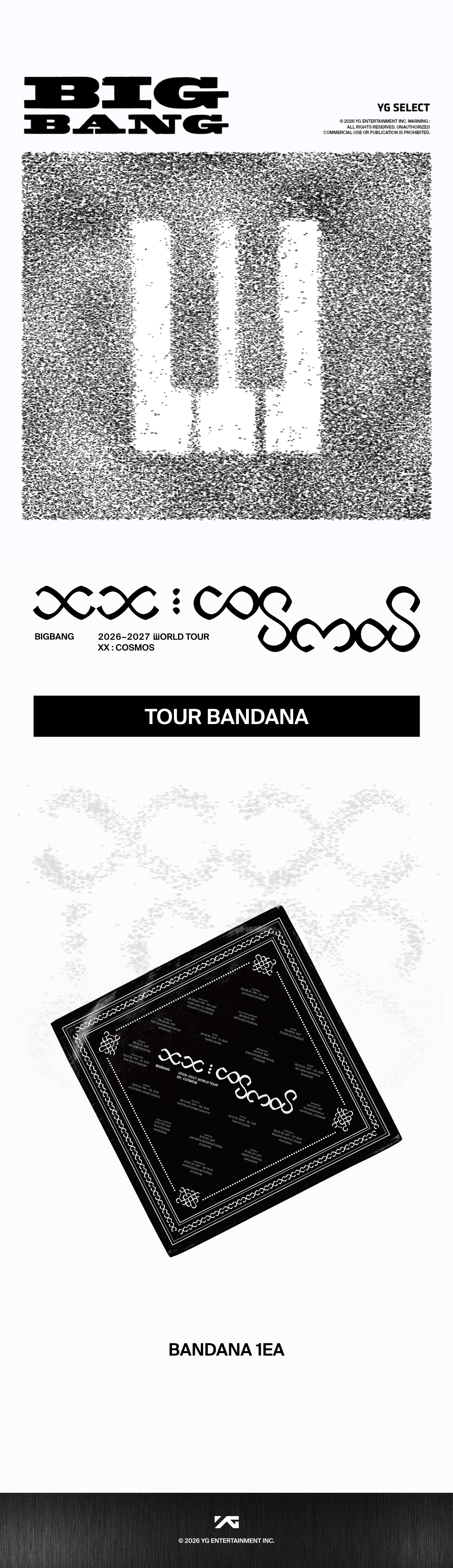 BIGBANG - [COSMOS] BIGBANG TOUR BANDANA